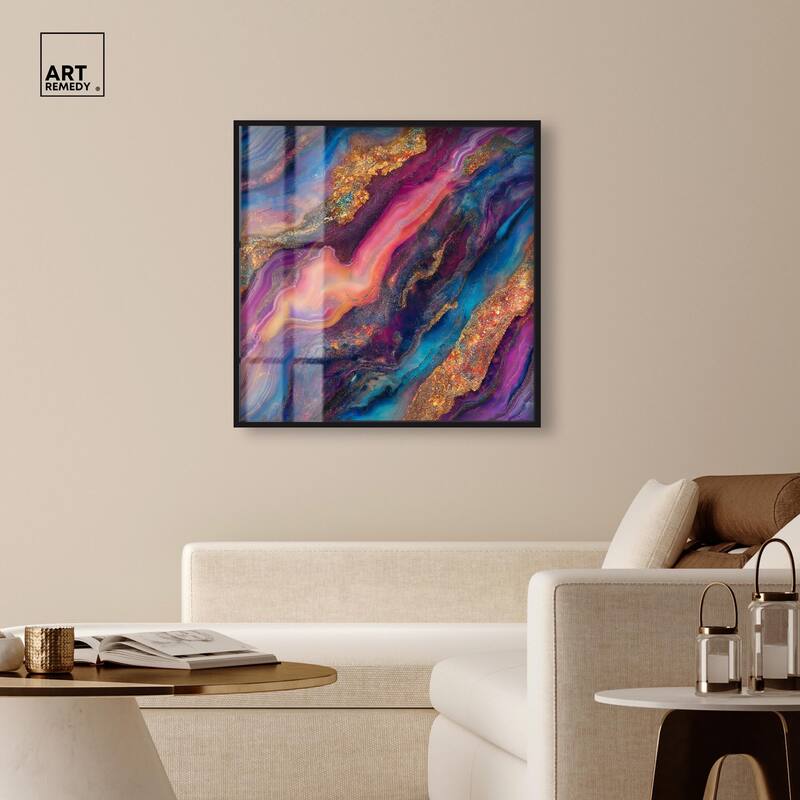 Glittering Spectrum III Shadowbox by Art Remedy