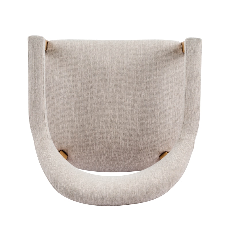 Christopher Knight Home - Mid-Century 5-Piece Set Wood Dining Table Set with 4 Upholstered Arm Chairs