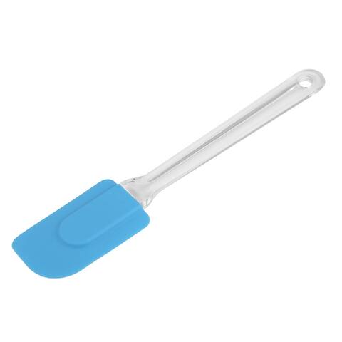 Plastic Handle Gadget Nonstick Cake Cream Butter Spatula Scraper - 9.6" x 2"(L*W)