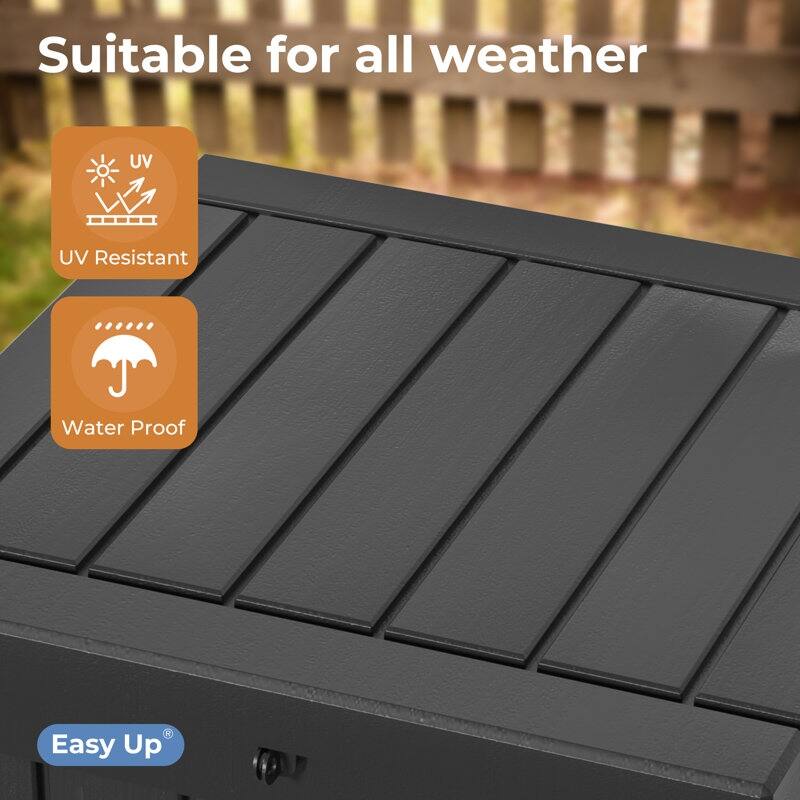 Outdoor Patio Storage Resin Lockable Deck Box