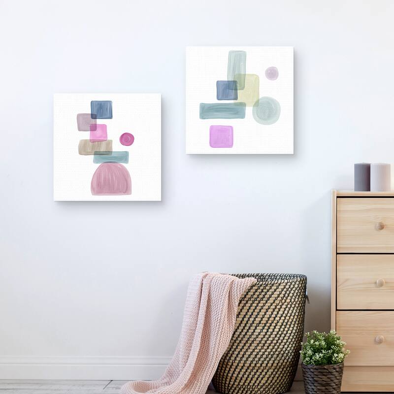 Shaped 2 & 6 by Nikki Chu Canvas Art Prints