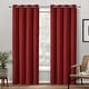 preview thumbnail 35 of 68, ATI Home Academy Total Blackout Grommet Top Curtain Panel Pair