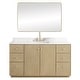 preview thumbnail 118 of 126, Oza Bath Vanity with Quartz Stone Top and Mirror