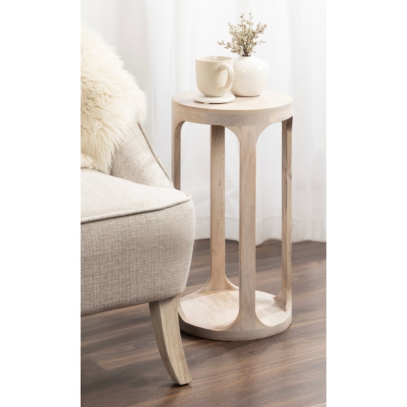 Kate and Laurel Dahl Wood Drink Table