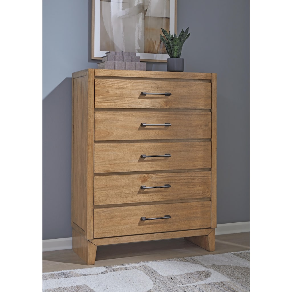 Signature Design by Ashley Sherbana Light Brown Chest of Drawers