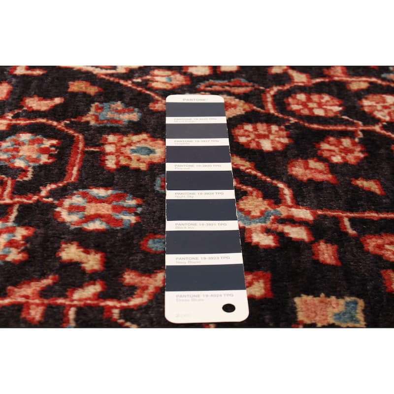 ECARPETGALLERY Hand-knotted Anatolian Vintage Navy Wool Rug - 4'3 x 7'0