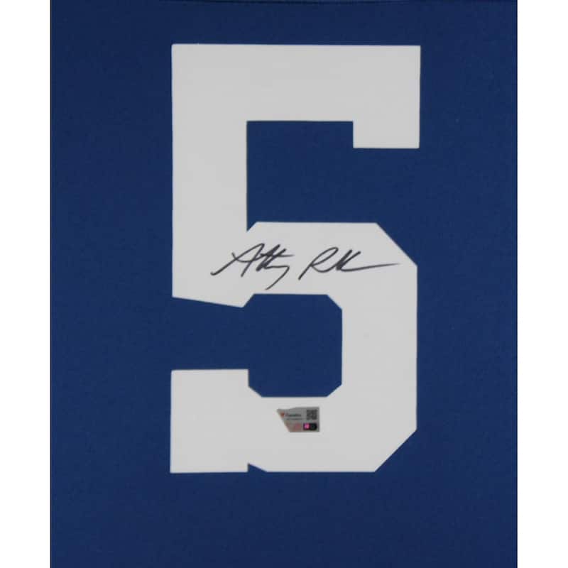 Anthony Richardson Autographed Indianapolis Colts Signed Nike Game Football Framed Jersey Fanatics Authentic COA - 8'6" x 11'6"