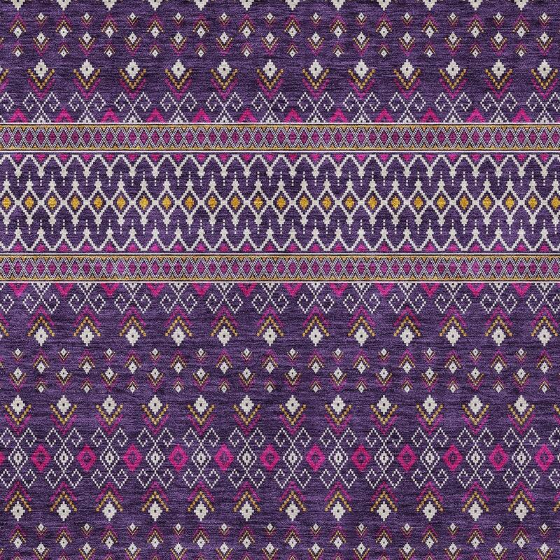 HomeRoots Tribal Transitional Rectangle Outdoor Rug