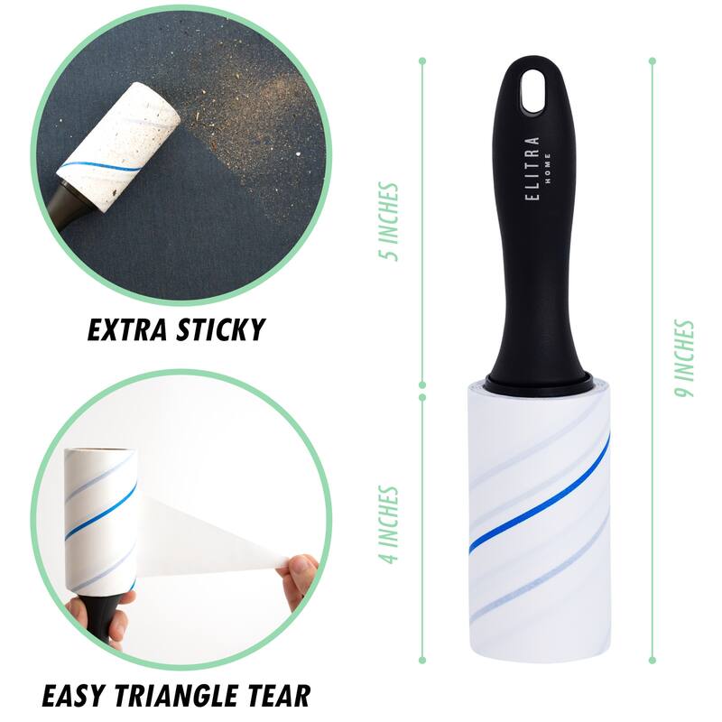 Elitra Lint Roller for Pet Hair Extra Sticky Reusable Lint Remover