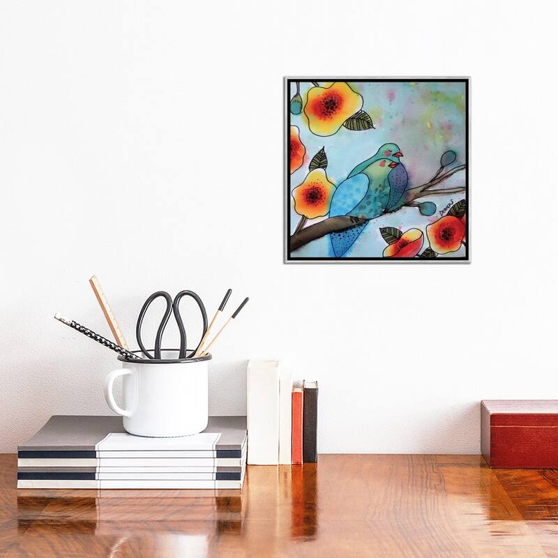 iCanvas "Little Bit Longer" by Sylvie Demers Framed