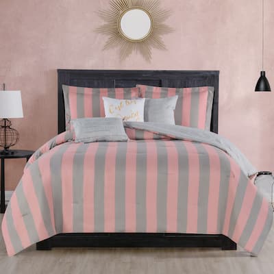 Juicy Couture 5 or 6-pc Reversible Cabana Stripe Bedding Set