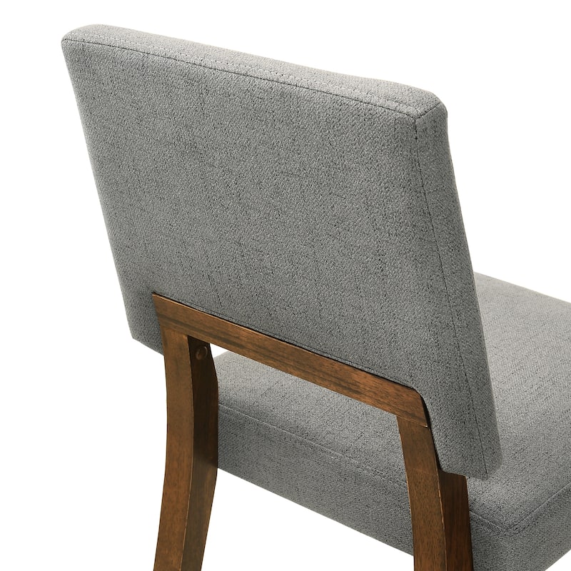 Channell Mid-Century Modern Upholstered Wood Dining Chairs - Set of 2/4/6