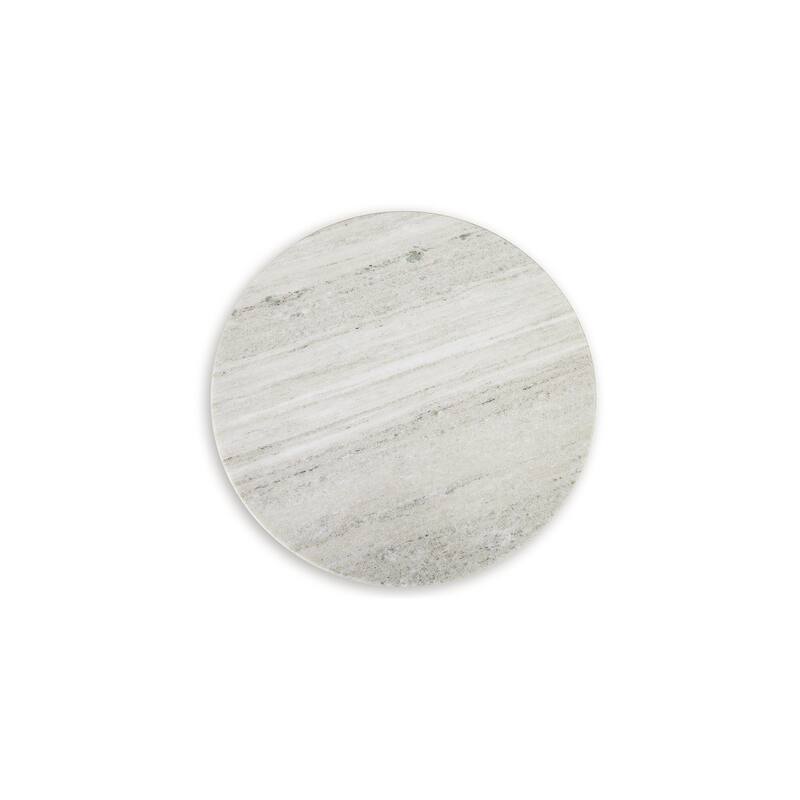 Signature Design by Ashley Henfield Beige/Brown Accent Table - 18" W x 18" D x 23.25" H