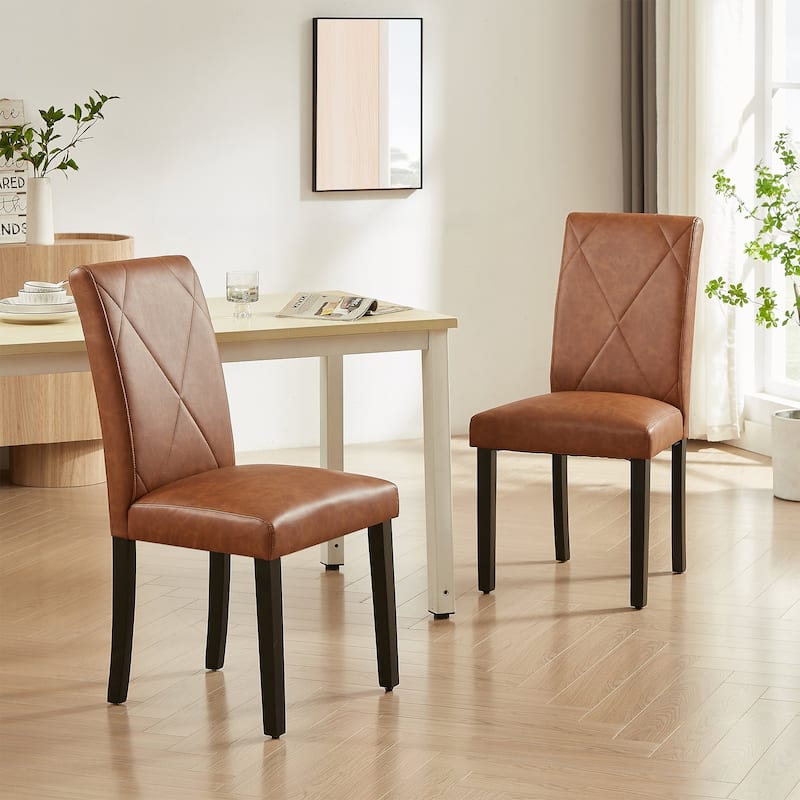 Javlergo Dining Chairs Set of 2/4/6, Upholstered Kitchen Chairs Dining Room Side Chair with Padded Seat Back
