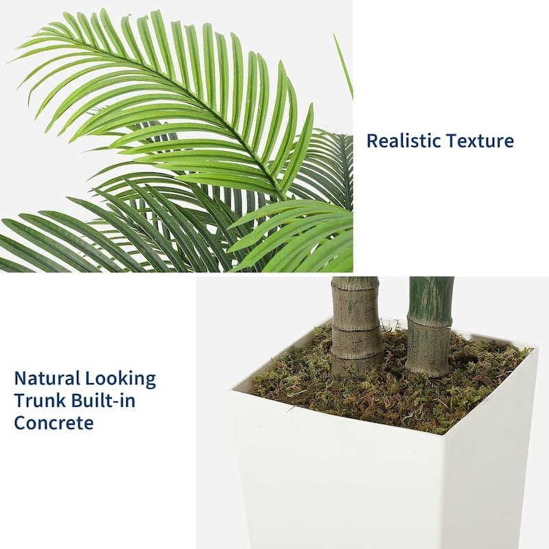 Artificial Palm Tree, Large Faux Tropical for Home Office Decor