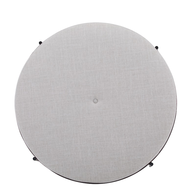 Christopher Knight Home - Sunfay Round Cocktail Ottoman for Modern Living Spaces