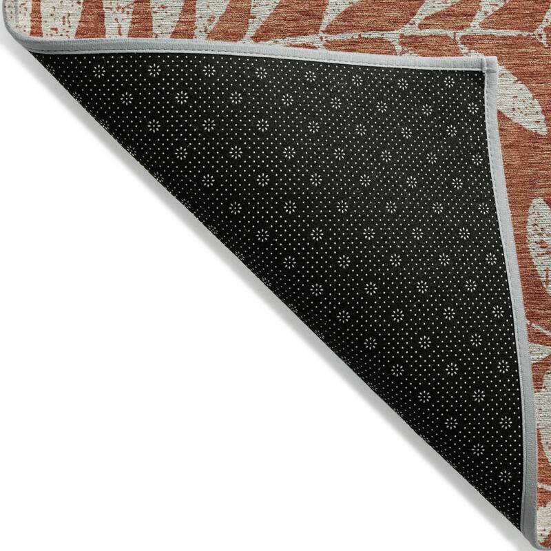 HomeRoots Floral Transitional Rectangle Outdoor Rug