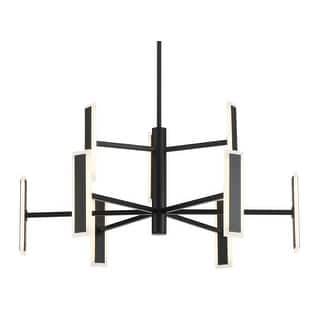 Kovacs P1419-L Edge 9 Light 29" Wide LED Abstract Chandelier