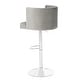 preview thumbnail 20 of 28, SAFAVIEH Couture Zayna Adjustable Barstool. - 21.3"x22.1"x44.1"