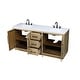 preview thumbnail 11 of 9, Elegant Lighting VF29072D Chase 72" Free Standing Double Basin Vanity