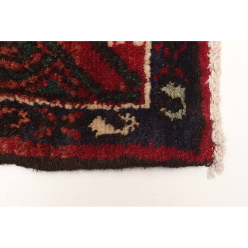 ECARPETGALLERY Hand-knotted Konya Anatolian Dark Red Wool Rug - 3'8 x 9'4