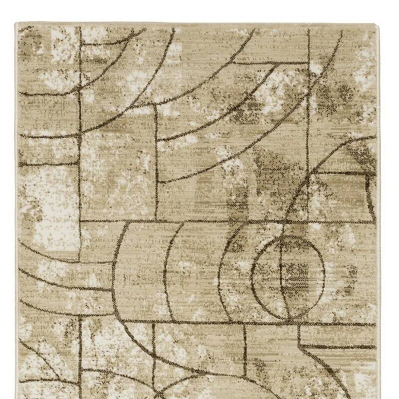 HomeRootsGeometric Modern Rectangle Area Rug