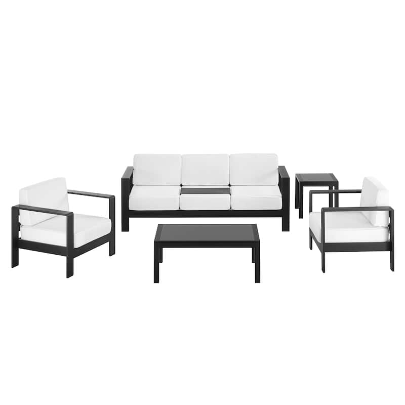 Linon Nordwind Aluminum Outdoor 5-Piece Patio Set