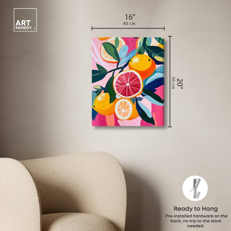 Juicy Paradox I Canvas by Art Remedy, Gallery Wrapped