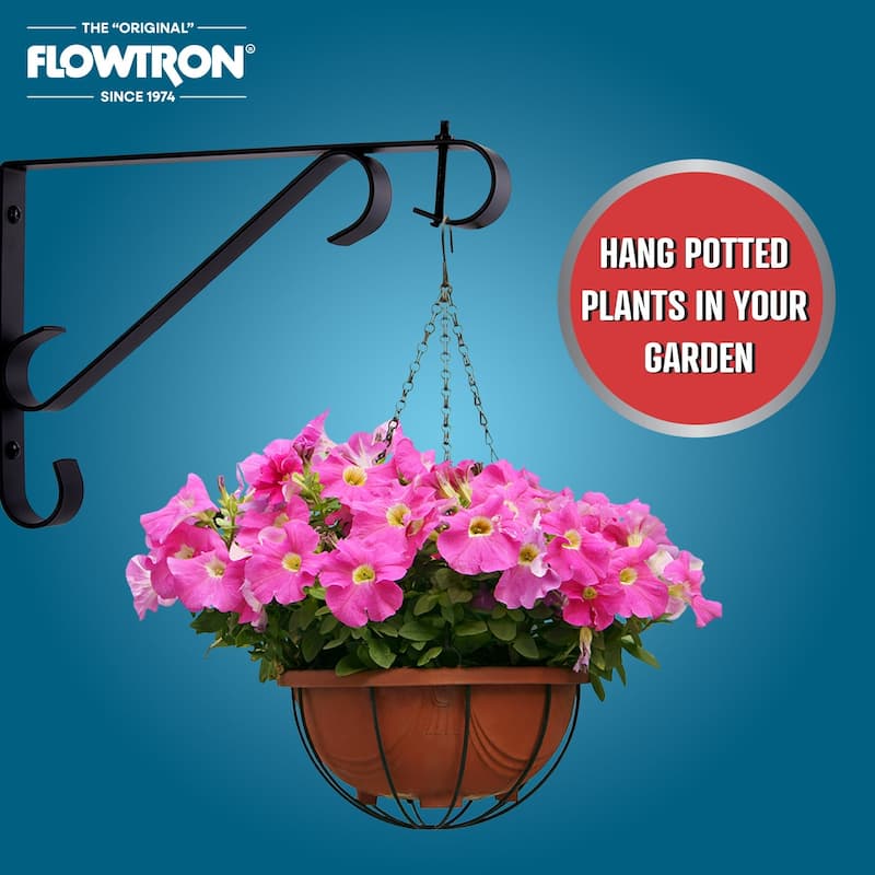Flowtron SB-300 Security Wall Bracket for Bug Zappers or Metal Bracket for Potted Plants