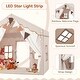 preview thumbnail 24 of 28, EROMMY Kids Tent Playhouse with LED Star Lights and Padded Mat, Large Indoor Toddler Tent for Boys and Girls.