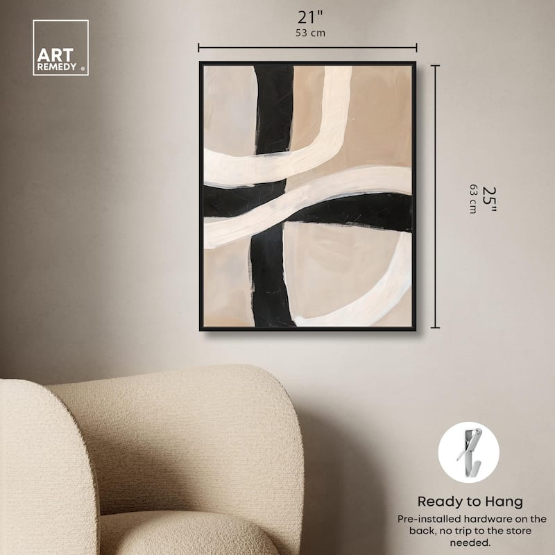 Subline Strokes II Canvas by Art Remedy