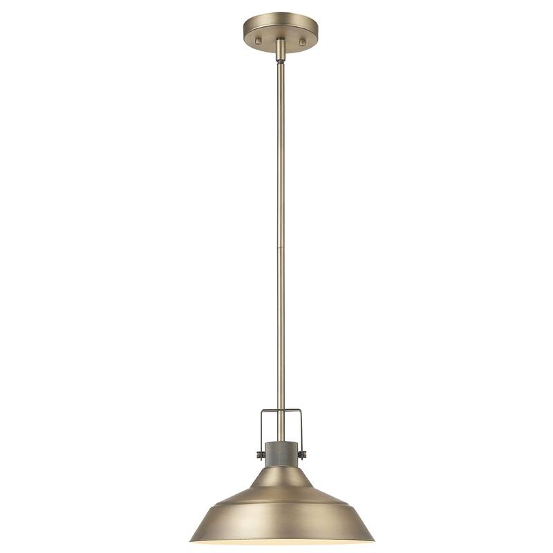 Sutton 1-Light Matte Brass Indoor Pendant - one size