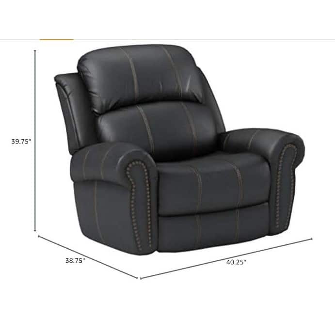 Gliding Recliner - Black