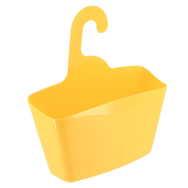 Hanging Shower Caddy Organizer Plastic Basket - 9" L x 3" W x 10" H - Yellow