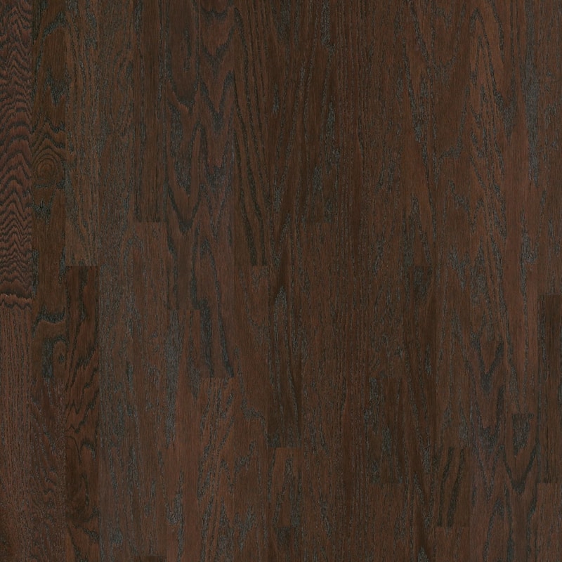 Shaw Albright Oak 3-1/4" Wide Smooth Engineered Red Oak Hardwood - Coffee Bean