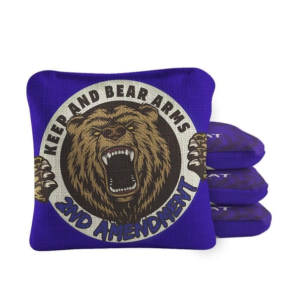 slide 2 of 4, 2nd That Blue Dual Sided Cornhole Bags