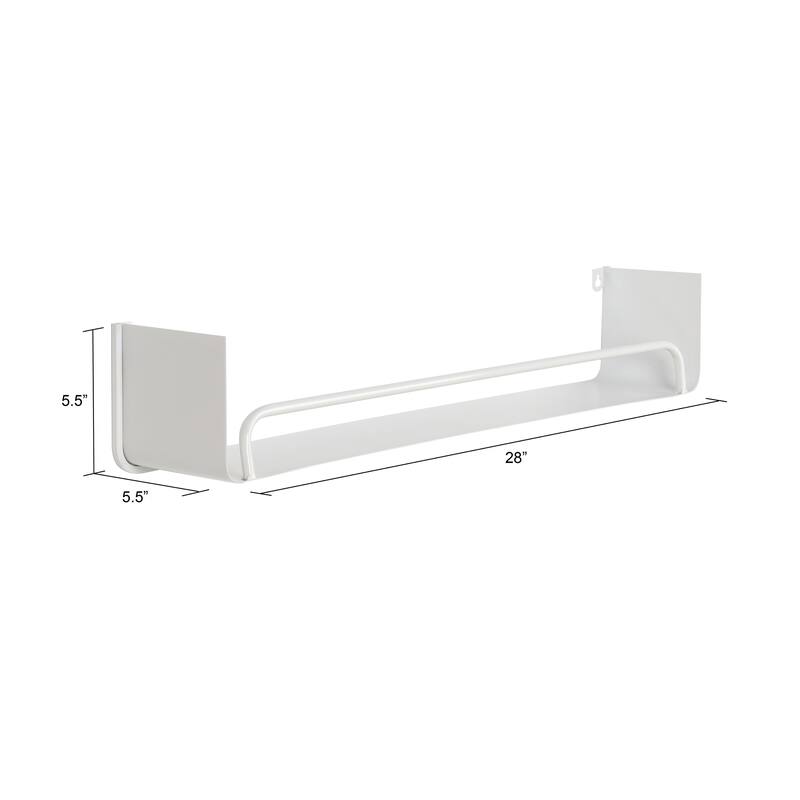 Carson Carrington Lacktorp Modern Wall Shelf (Set of 2)