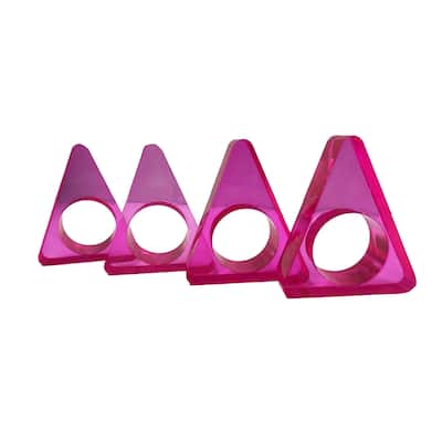 Pink Triangle Napkin Ring