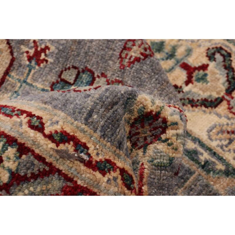 ECARPETGALLERY Hand-knotted Aryana Grey Wool Rug - 2'8 x 9'7