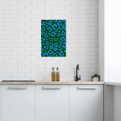 Wynwood Studio Canvas Typography Spots Good Things Pink and Light Pink Modern & Contemporary Wall Art Canvas Print