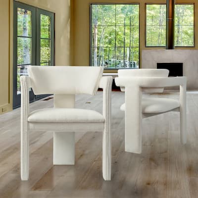 Ravyn Modern Padded Boucle Armchair