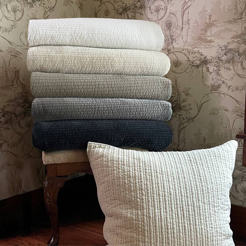 HiEnd Accents Stonewashed Cotton Velvet Quilt, 1PC