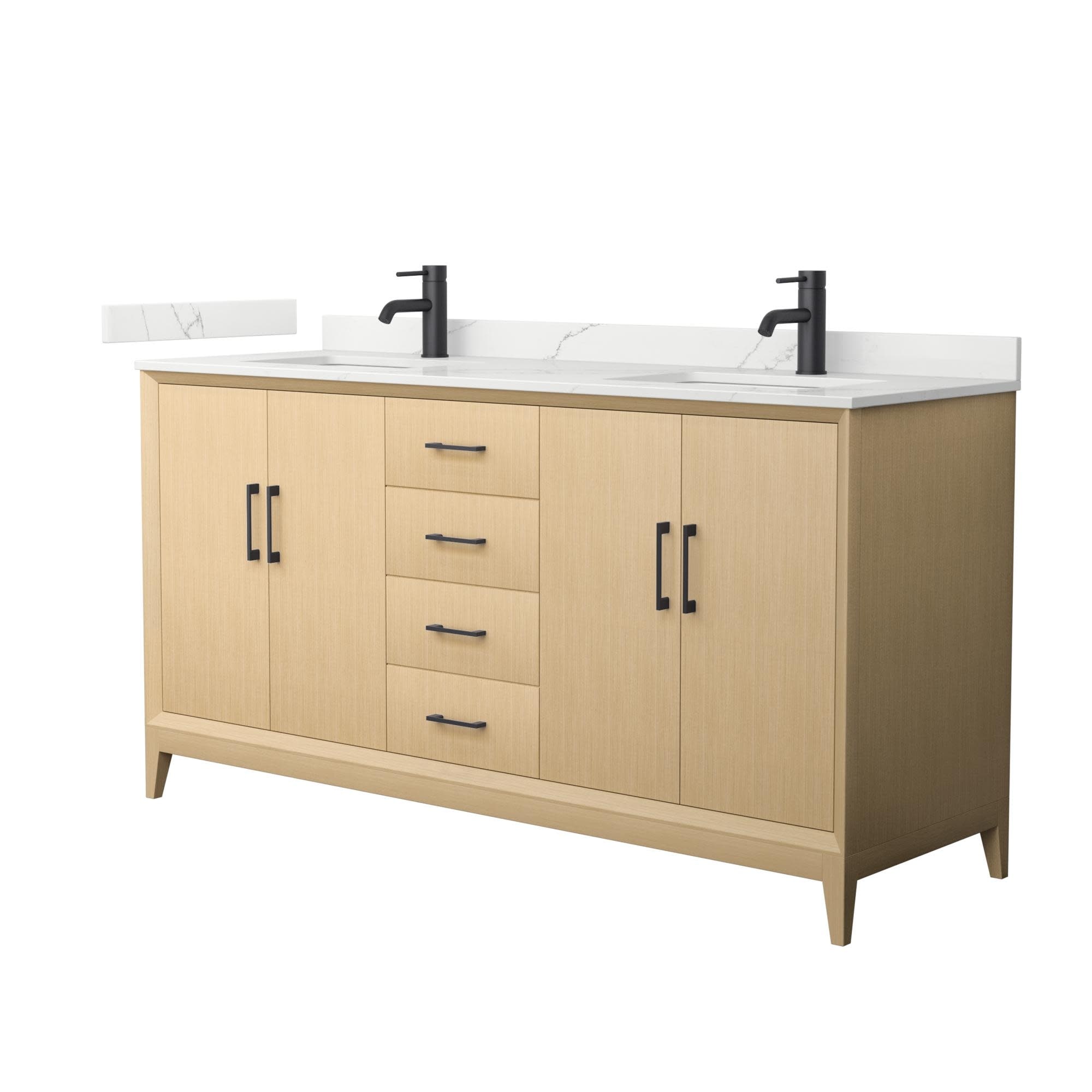 Wyndham Collection WCH7575-66D-QTZ-UNSMXX Janna 66" Free Standing