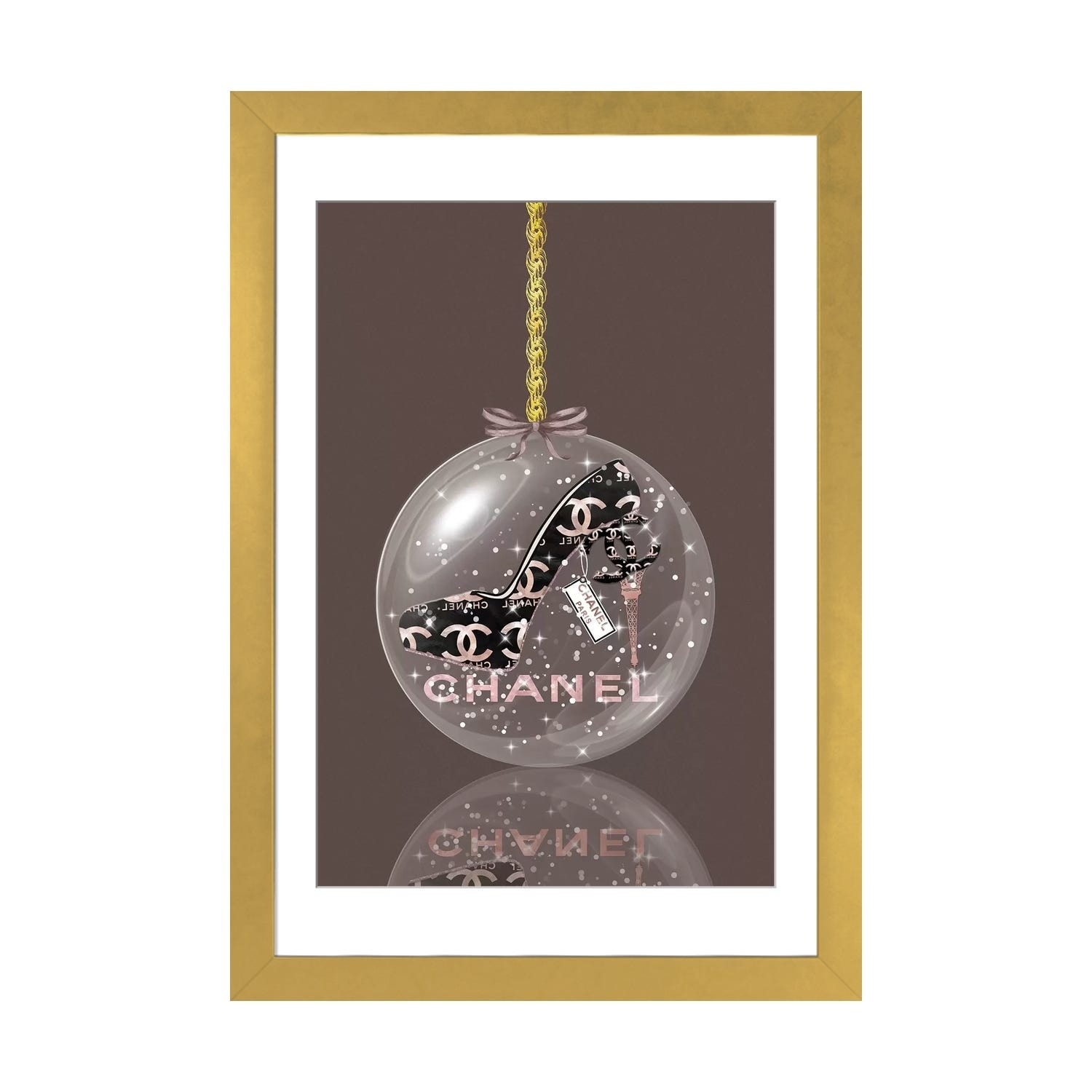 iCanvas Oh, My Chanel Glitter Ball III by Pomaikai Barron - Bed Bath &  Beyond - 37412250