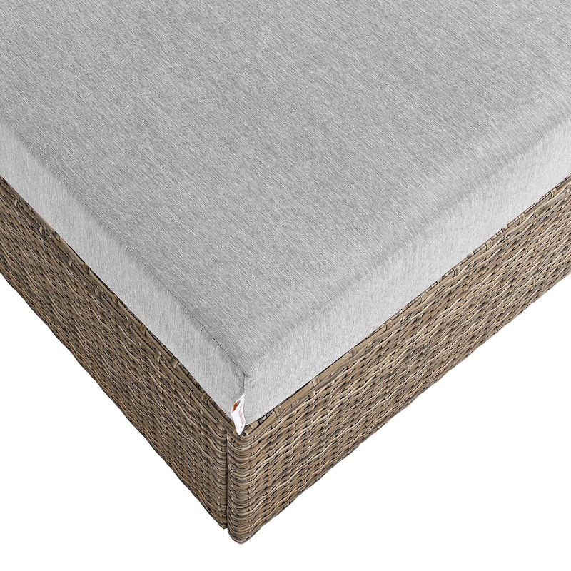 Convene Outdoor Patio Outdoor Patio Rectangle Ottoman