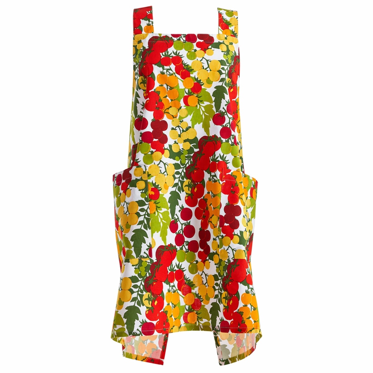 Garden Tomato Pinafore Apron Multi Cotton Everyday
