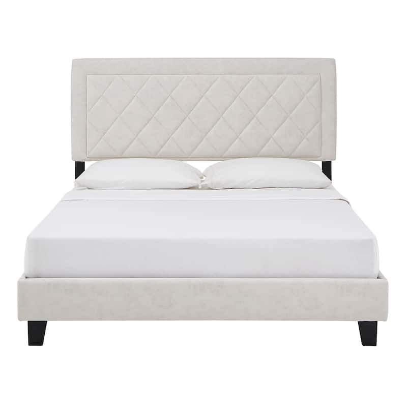 Dartington Velvet Fabric Platform Bed by iNSPIRE Q Modern