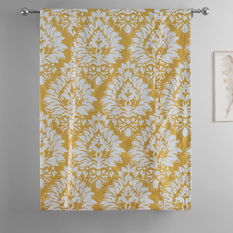 Exclusive Fabrics Lacuna Printed Cotton Tie-Up Window Shade - 46 X 63