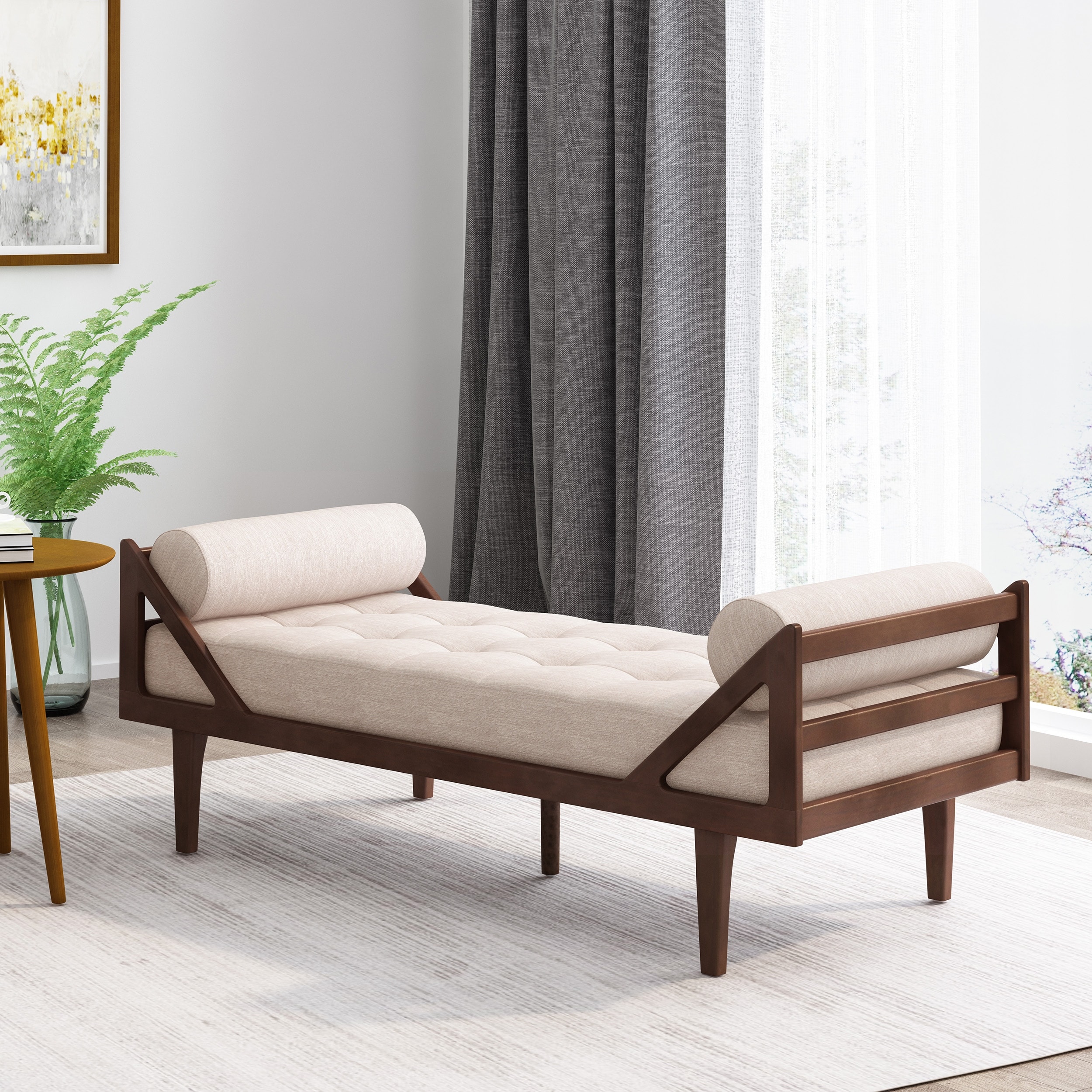 Backless top chaise lounge