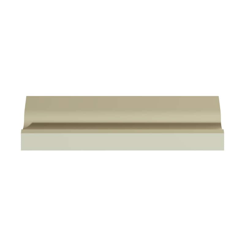 2 3/8"H x 1 5/8"P x 2 7/8"F x 96"L Nora Crown Moulding - 1-Pack